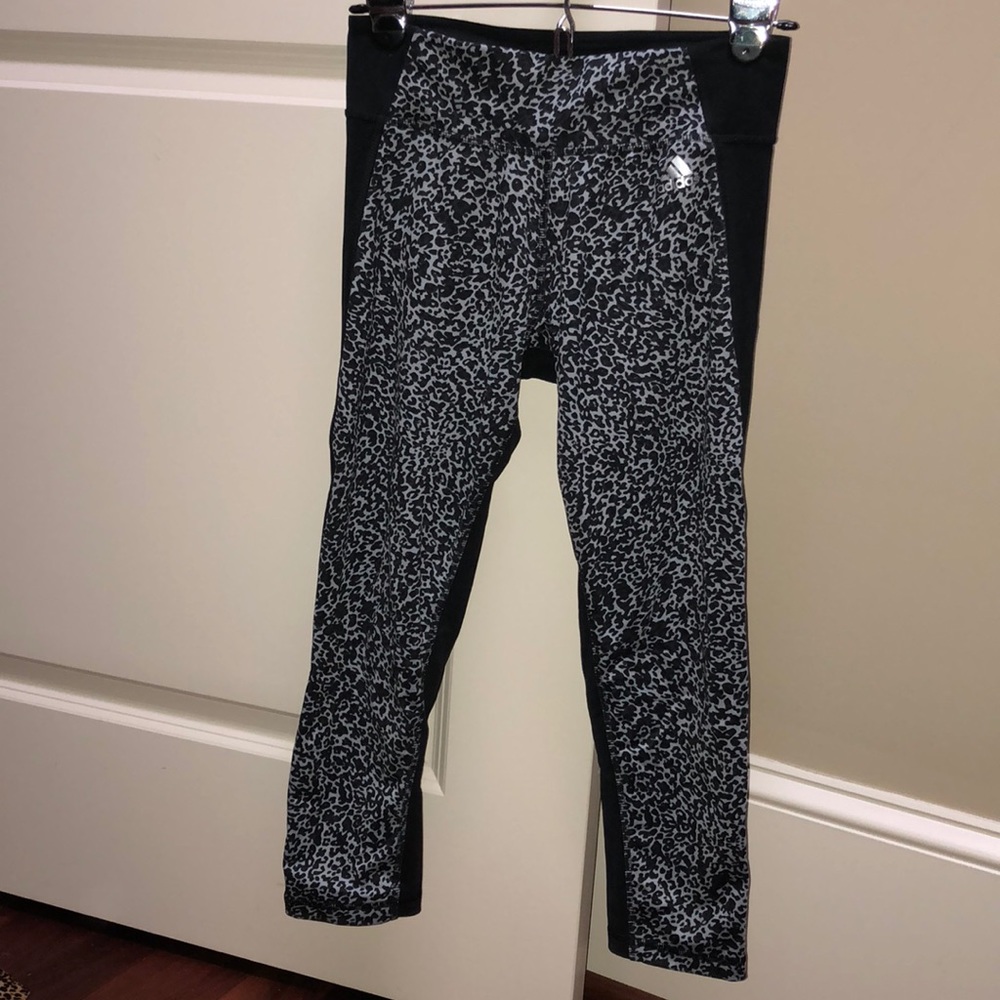 NWOT - adidas leggings - awesome print- and FUN